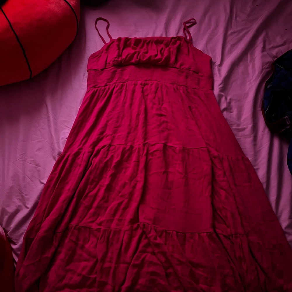 Pink sun dress
